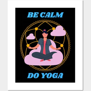 Yoga Calm Posters and Art